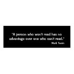 Mark Twain Bookmark