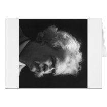 Mark Twain portrait Greeting Cards