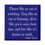 Mark Twain Quote magnets