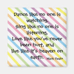 Mark Twain Quote Magnet