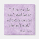 Mark Twain Quote Refrigerator Magnet