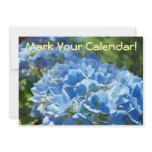 Mark Your Calendar! Invitation Cards Hydrangeas
