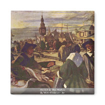Market At The Harbour By Witte Emanuel De Magnet