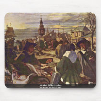 Market At The Harbour By Witte Emanuel De Mouse Pads