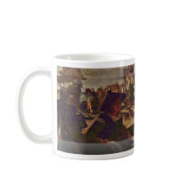 Market At The Harbour By Witte Emanuel De Coffee Mug