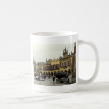 Market Square in Krakow Coffee Mugs