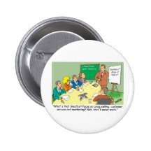 MARKETING / BANKING / BOARD MEETING finance gifts Pinback Button