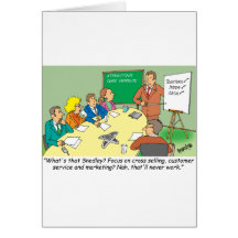 MARKETING / BANKING / BOARD MEETING finance gifts Greeting Card