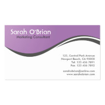 Marketing Consultant - Business Cards