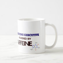 Marketing Executive Powered by caffeine Coffee Mug