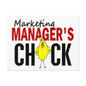 MARKETING MANAGER’S CHICK postcards