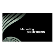 Marketing Promotion Business Card - Black & Purple