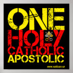 Marks of the Catholic Church posters
