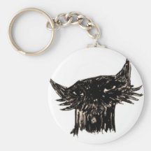 Marley Fish Cartoon Head Keychain