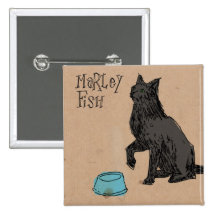 Marley Fish Supper Time Pin