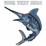 Marlin  - add your text - father's day embroidered shirts