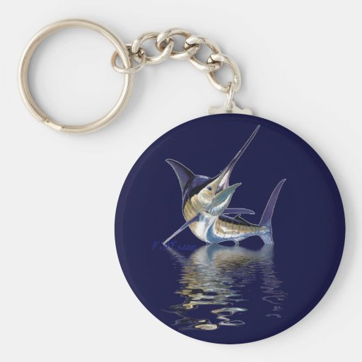 Marlin Reflection Keychain by FishTs.com