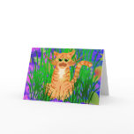 MARMALADE CAT GREETING CARD