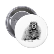 Marmot Pinback Button
