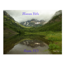 Maroon Bells reflection Postcards
