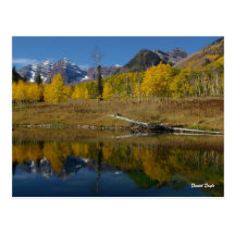 Maroon Bells Series #1, Pond Reflection. Post Cards