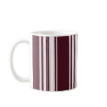 Maroon Stripes Mug