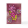 Maroon Tulip Greeting Card (blank)