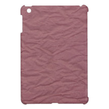 Maroon Wrinkled Paper Texture Case For The iPad Mini