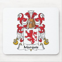 Marquis Family Crest Mouse Mat