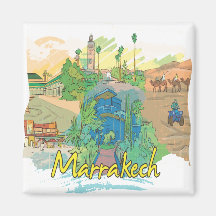Marrakech Fridge Magnets