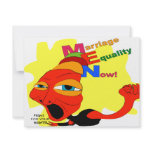 Marriage Equality Now! invitations
