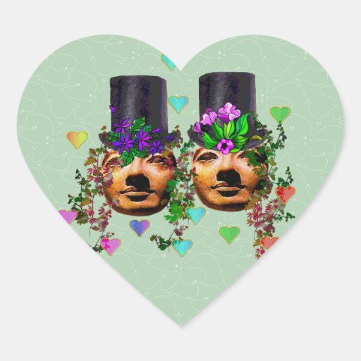 Marriage Goddesses Heart Stickers