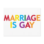 marriage is gay postcards