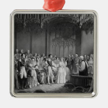 Marriage of Queen Victoria  and Prince Albert Christmas Ornaments