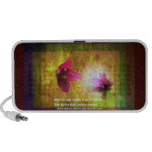 marriage of Titania; Salmon berry floral duet iPhone Speaker