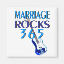 Marriage Rocks 365 Magnet