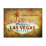 Married in Fabulous LAS VEGAS Post Card