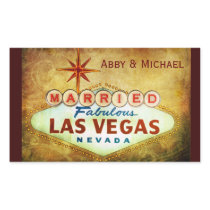 Married in Fabulous LAS VEGAS Stickers