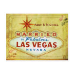 Married in Fabulous Las Vegas - Vintage Postcard