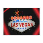 Married in Fabulous Las Vegas Wedding Announcement postcards