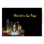 Married in Las Vegas Card