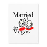 Married in Las Vegas postcards