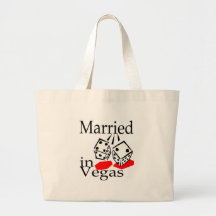 Married In Vegas (Dice) Canvas Bag