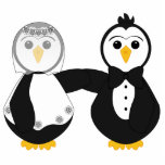 Married Penguins Holding Hands