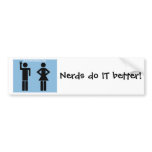 Married To A Nerd Bumper Sticker bumper stickers