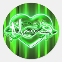 Marrim Round Sticker