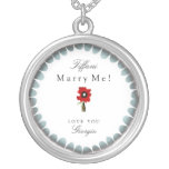 Marry me Love you customisable romantic jewellery Necklaces