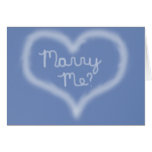 Marry Me Skywriting Card