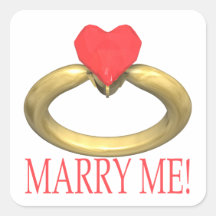 Marry Me Sticker