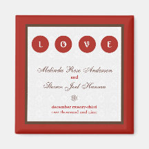 Marry Save the Date Magnet